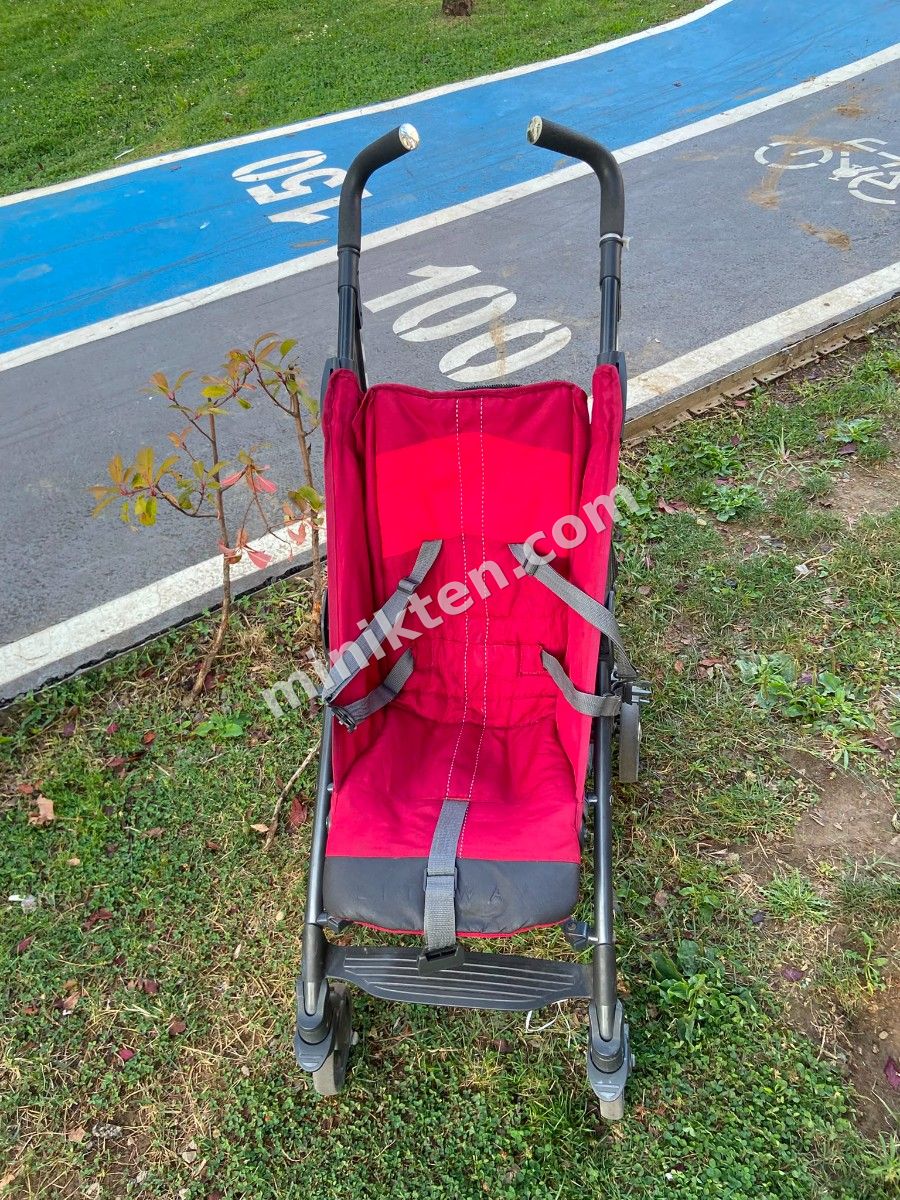 Chicco Liteway Baston Bebek Arabası - Kırmızı - 1