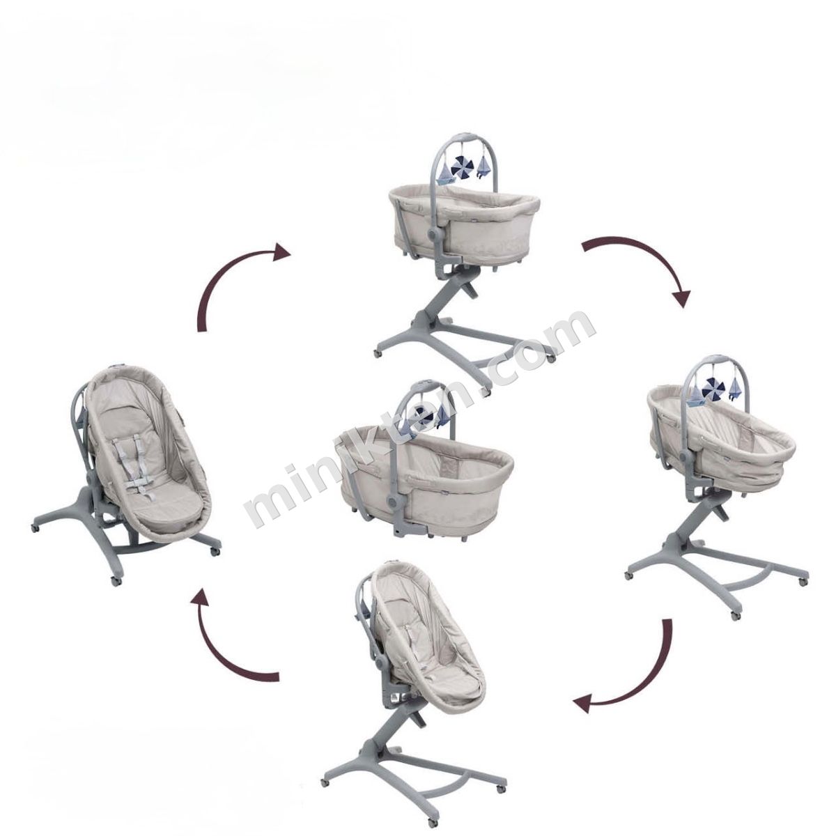Chicco Baby Hug Pro 5 in 1 – Beige Latte - 1