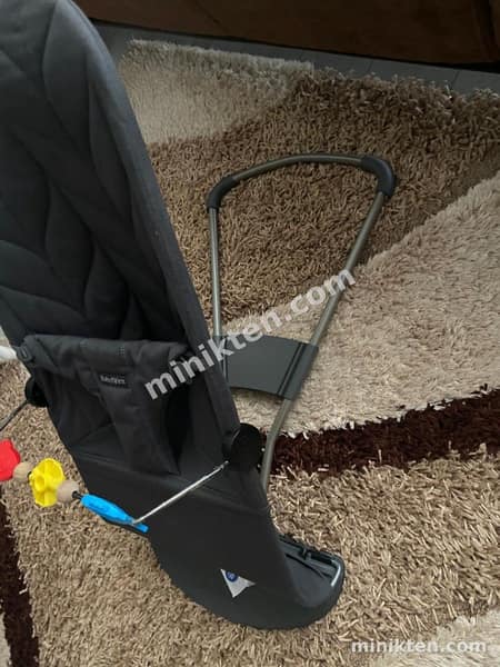BabyBjörn Bliss Ana Kucağı Petal Woven Antrasit küçük 2