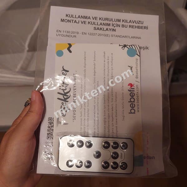 Kiwi cozy premium sallanan beşik *0 ayarında* küçük 5