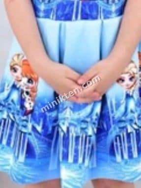 Elsa kız çocuk etek küçük 3