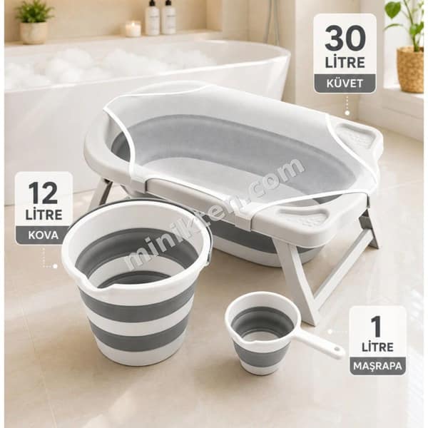 KATLANABİLİR BANYO SETİ  küçük 1