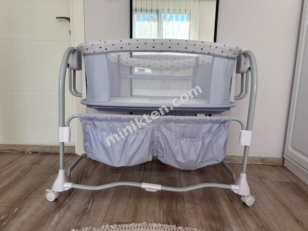 Elele baby otomatik sallanır beşik küçük 4