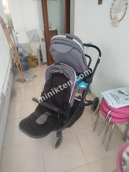 Prego İBİZA plus ikiz bebek arabasi küçük 2