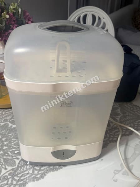 Chicco 2 in 1 buharlı biberon sterilizatör küçük 1