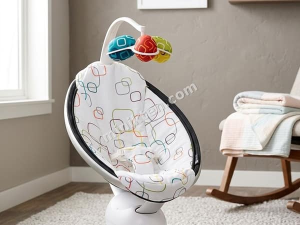 : 4moms mamaRoo 4 Multi Plush Otomatik Bebek Salıncağı